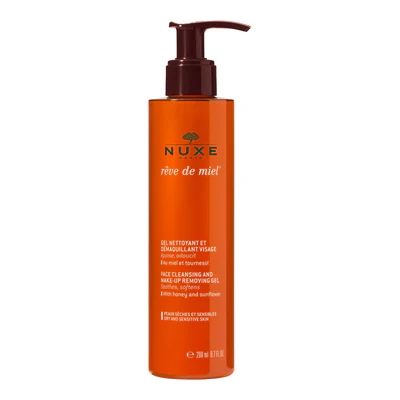 Gel limpiador y desmaquillante facial