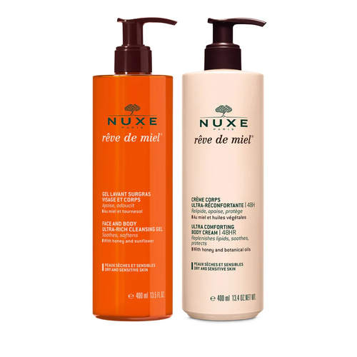 Rêve de Miel Dúo Gel Limpiador y Crema Corporal