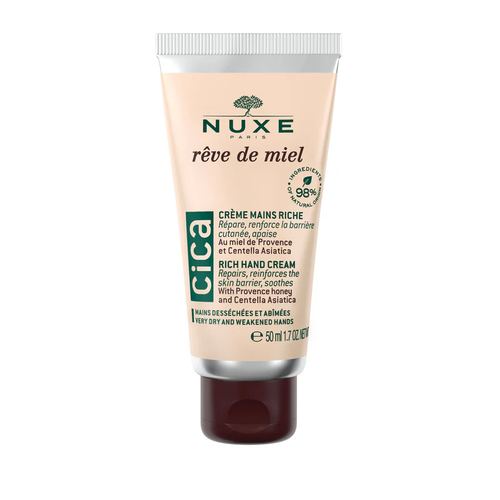 Crema de manos rica en CICA