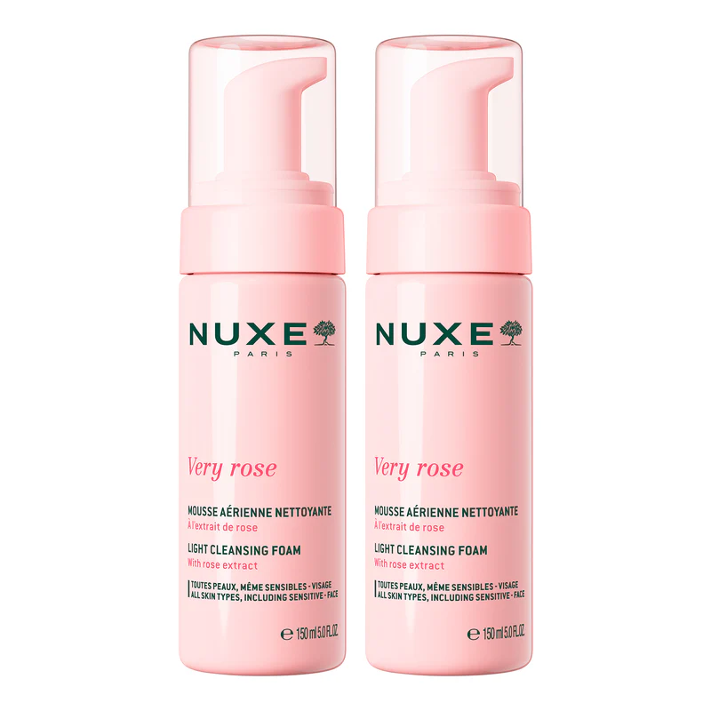 Mousse Nettoyante Légère Duo Très Rose